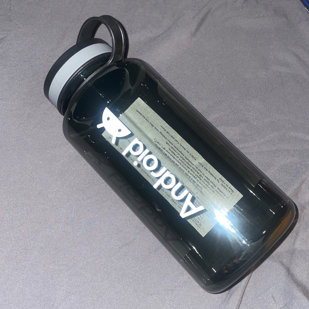 Android Black Water Bottle